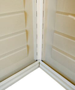 Duramax 8x8 DuraPlus w Foundation 30114 corner Panel details