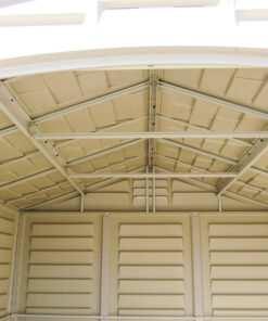 Duramax 8x8 DuraPlus w Foundation 30114 roof support close up details