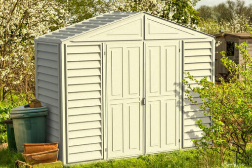 Garden Set Duramax Sidepro 10.5x3 Shed Closed 1