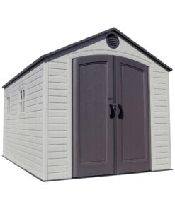 Lifetime 8x15 Outdoor Storage Shed 60075 front view