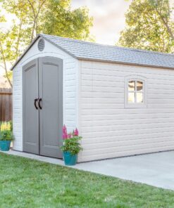 Lifetime 8x15 Outdoor Storage Shed 60075 garden