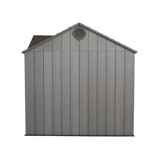 Lifetime 10 Ft X 8 Ft Outdoor Storage Shed 60330 back view