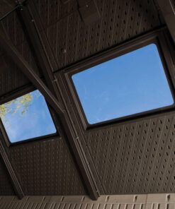 Lifetime 15 Ft. x 8 Ft. Outdoor Storage Shed 60079 ceiling
