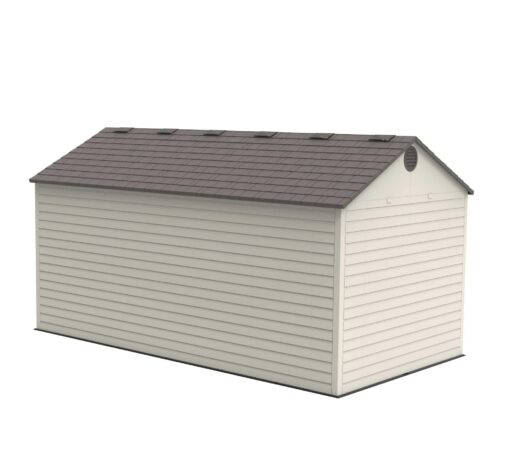 Lifetime 15 Ft. x 8 Ft. Outdoor Storage Shed 60079 corner angle