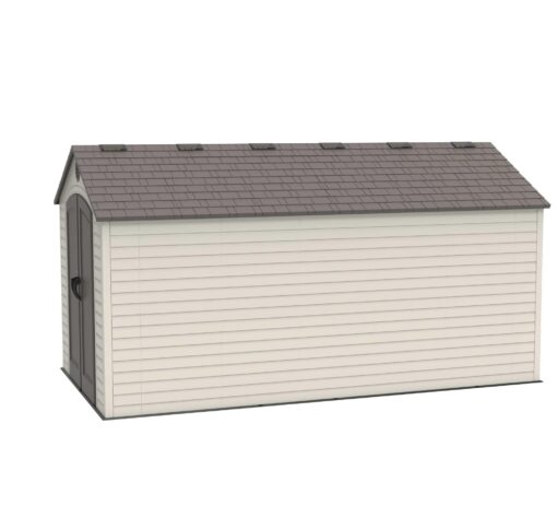 Lifetime 15 Ft. x 8 Ft. Outdoor Storage Shed 60079 other back angle