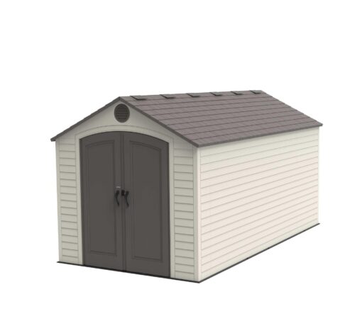 Lifetime 15 Ft. x 8 Ft. Outdoor Storage Shed 60079 other backside angle