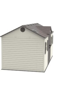 Lifetime 15 Ft. x 8 Ft. Outdoor Storage Shed 60079 other top corner angle