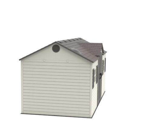 Lifetime 15 Ft. x 8 Ft. Outdoor Storage Shed 60079 other top corner angle