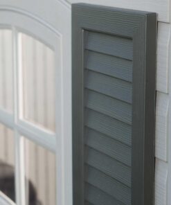 Lifetime 15 Ft. x 8 Ft. Outdoor Storage Shed 60079 shutter details