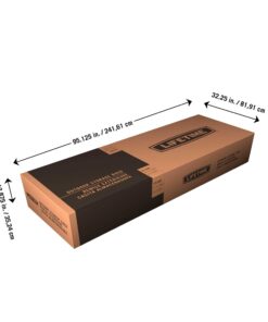 Lifetime 15 Ft. x 8 Ft. Outdoor Storage Shed 60079 stacked boxes with measurements