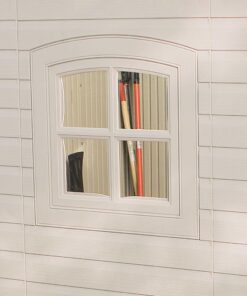 Lifetime 15 Ft. x 8 Ft. Outdoor Storage Shed 60079 window details