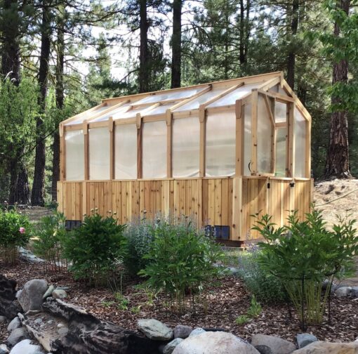 Outdoor Cedar Greenhouse 8x12 1