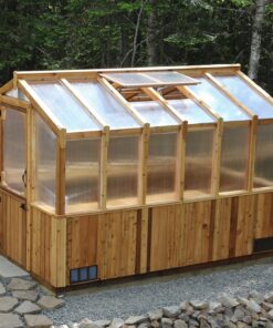 backyard Cedar Greenhouse 8x12 1