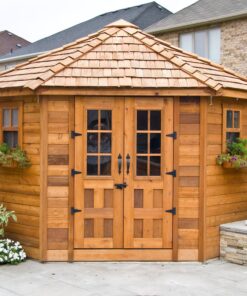 backyard Penthouse storage Shed 9x9 2