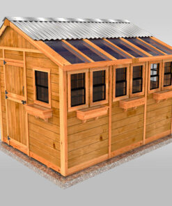 metal roof Sunshed Garden Shed 8x12 2