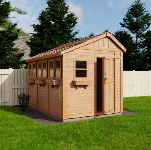 open door Sunshed Garden Shed 8x12 1