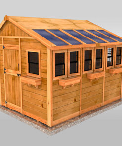 plywood roof Sunshed Garden Shed 8x12 2