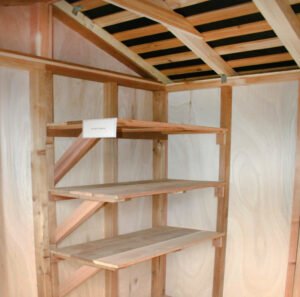 Shelf Option for Sunshed 12x12 Wood Shed