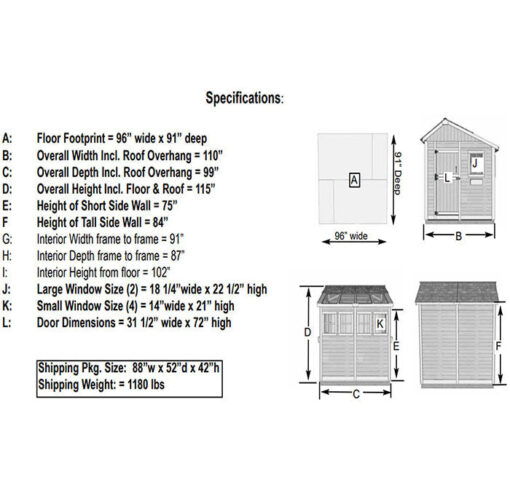 specs Sunshed Garden 8x8 1