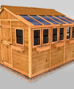 western cedar roof Sunshed Garden Shed 8x12 2